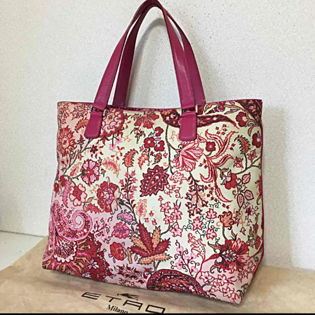 割引クーポン対象品 BURBERRY 上品な エトロ トートバッグ バーバリー