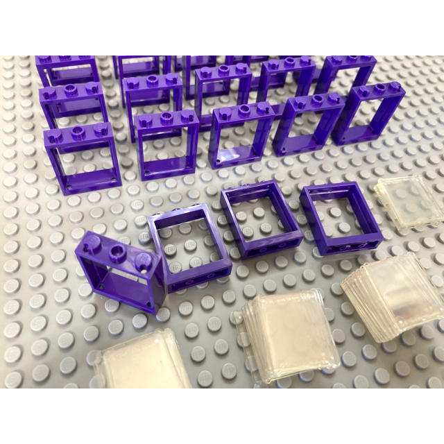 Lego - 新品 LEGO正規品 レゴ 窓枠 ガラスパネル 34セット パーツ バラ