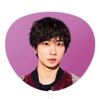 ジャニーズジュニア(ジャニーズJr.)の中村海人　ミニ団扇(男性アイドル)