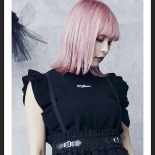 イートミー(EATME)のEATME ラッフルニットTOP(カットソー(半袖/袖なし))