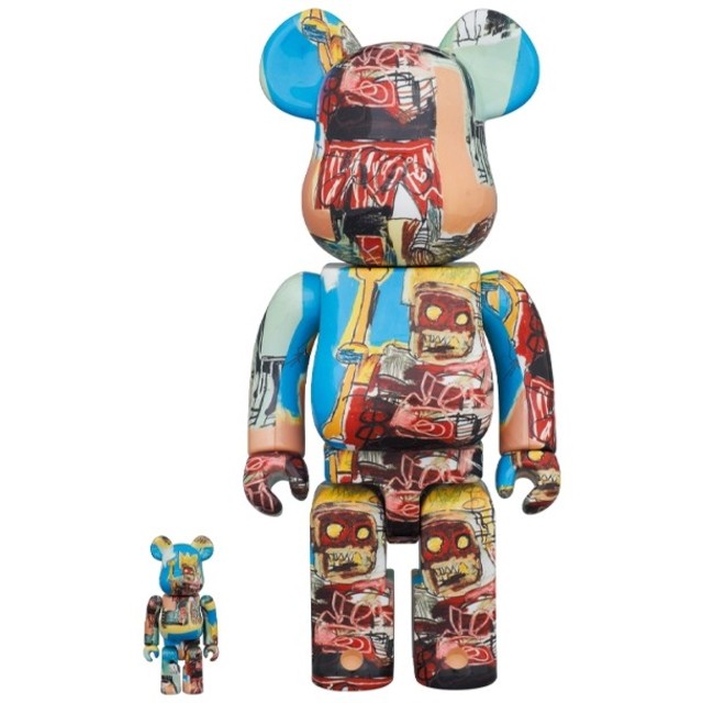 エンタメ/ホビーBE@RBRICK JEAN-MICHEL BASQUIAT 100％ 400％