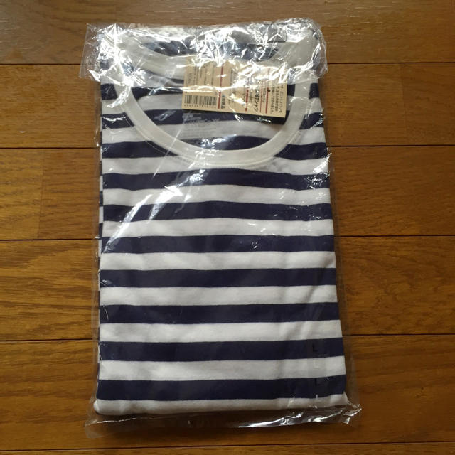 MUJI (無印良品)(ムジルシリョウヒン)のMUJI ボーダー T タグ付き♡ レディースのトップス(Tシャツ(長袖/七分))の商品写真