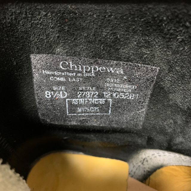 チペワ CHIPPEWA エンジニアブーツ [ブラック] 27872