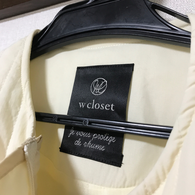 w closet(ダブルクローゼット)のw closet 縦ステッチキルティング袖取り外しジャケット レディースのジャケット/アウター(ブルゾン)の商品写真