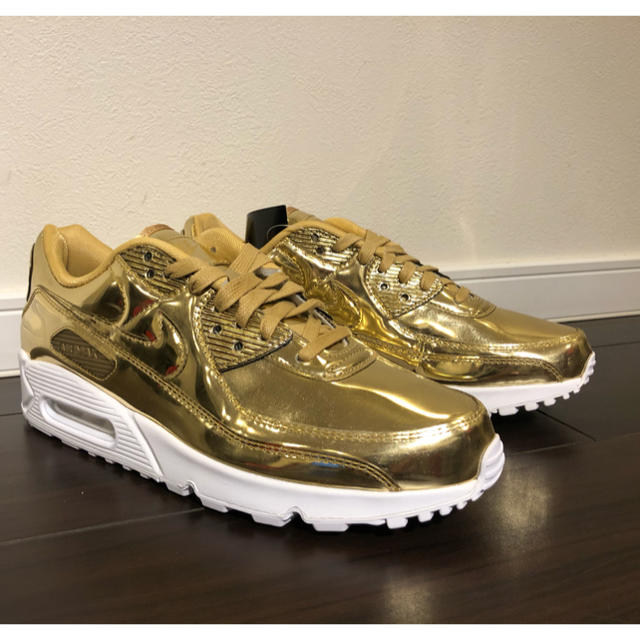 新品 NIKE W AIR MAX 90 SP ナイキ エアマックス gold