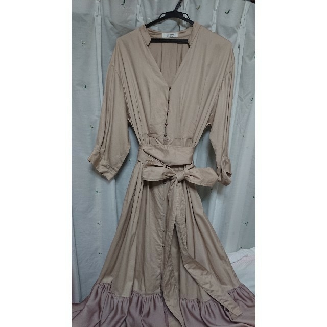 spring shirt dress 【タグ付き】 レディースのワンピース(ロングワンピース/マキシワンピース)の商品写真