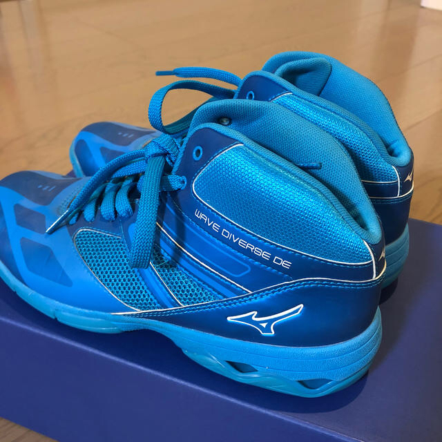 MIZUNO(ミズノ)のMIZUNO WAVE DIVERSE DE ブルー フィットネス 24.5cm レディースの靴/シューズ(スニーカー)の商品写真