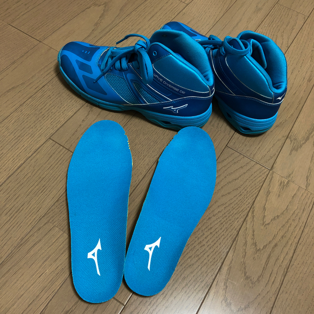 MIZUNO(ミズノ)のMIZUNO WAVE DIVERSE DE ブルー フィットネス 24.5cm レディースの靴/シューズ(スニーカー)の商品写真