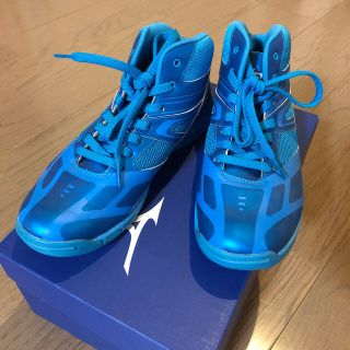 ミズノ(MIZUNO)のMIZUNO WAVE DIVERSE DE ブルー フィットネス 24.5cm(スニーカー)