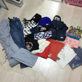 ロデオクラウンズ(RODEO CROWNS)の夏物19点まとめ売り おまけデニム浮き輪(Tシャツ(半袖/袖なし))