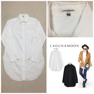 ラグナムーン(LagunaMoon)の美品  ラグナムーン♡ロングシャツ(シャツ/ブラウス(長袖/七分))