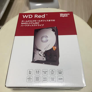2020.9.21購入WD80EFAX  8TB SATA600 wd red(PCパーツ)