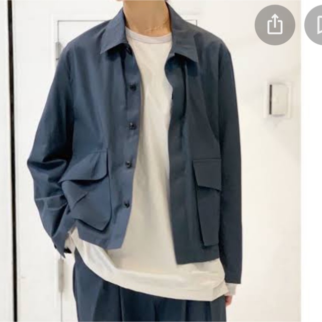 URU(ウル)/FLY FRONT BLOUSON NAVY