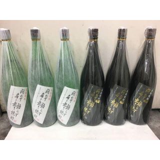 問わず語らず名も無き焼酎 1.8L （白/黒） 2種６本セット(焼酎)