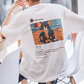 シュプリーム(Supreme)の大特価最終値下げ！ToAnJ 大人気　トムとジェリー　バッグプリントTシャツ(Tシャツ/カットソー(半袖/袖なし))