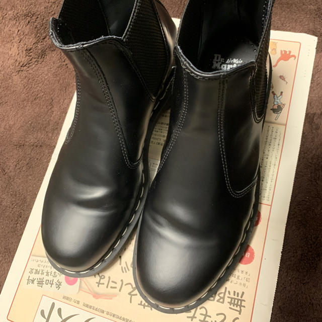 Dr.Martens 2976 ホワイトステッチ チェルシーブーツ 27cm