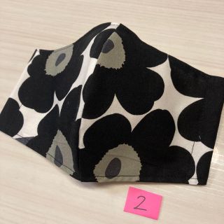 マリメッコ(marimekko)のCHOCHO様専用　6点立体　インナーマスク　黒2(その他)