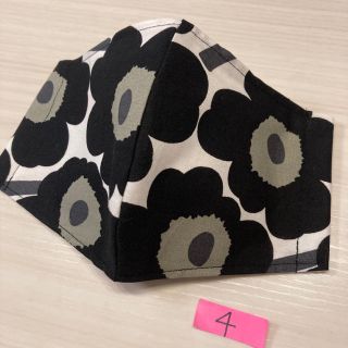 マリメッコ(marimekko)のMIYA様専用☆追加分3点　立体　インナーマスク　黒4(その他)