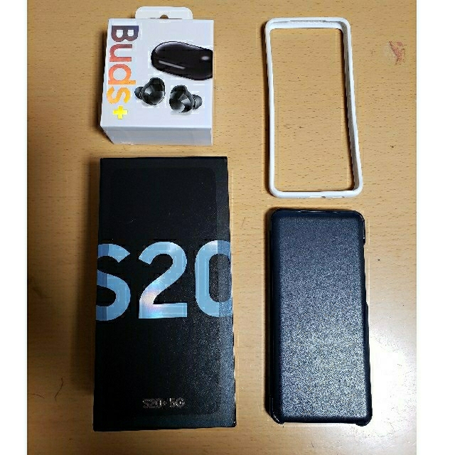 Samsung Galaxy S20+ 5G香港版 とケース3種とBuds+