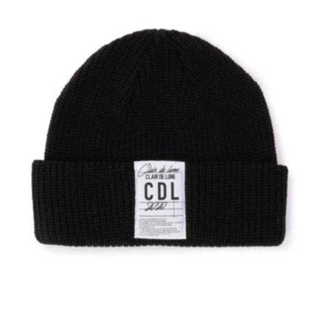 三代目 J Soul Brothers(サンダイメジェイソウルブラザーズ)のCLAIR DE LUNE   Knit Cap black メンズの帽子(ニット帽/ビーニー)の商品写真