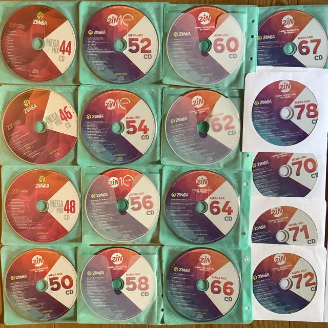 ZUMBA CD Megamix 35枚