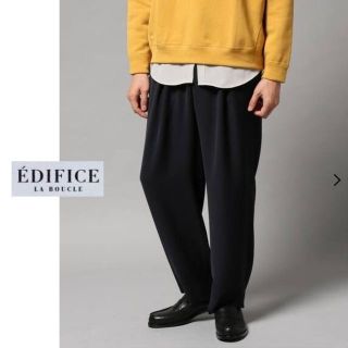 エディフィス(EDIFICE)の【秋‼️】EDIFICE LA BOUCLE　ワイドタックイージーパンツ(スラックス)