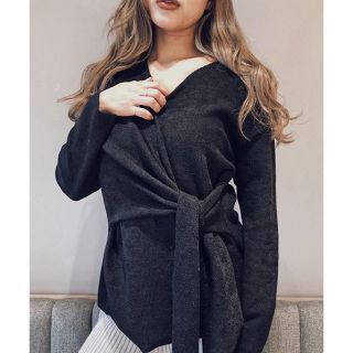 アリシアスタン(ALEXIA STAM)の[美品] TRUNC 88 Front Bind Knit Tops(ニット/セーター)