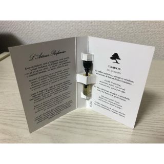 ラルチザンパフューム(L'Artisan Parfumeur)のTIMBUKTU「タンブクトゥ」サンプル　1ml (ユニセックス)