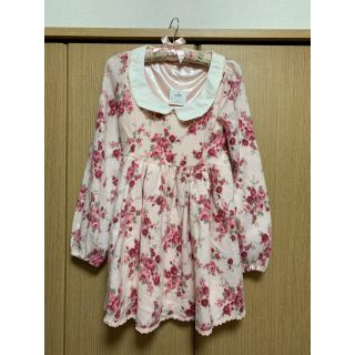 リズリサ(LIZ LISA)の新品 L I Z L I S A 花柄ワンピース F(ミニワンピース)