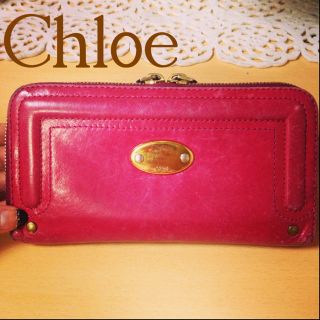 クロエ(Chloe)のChloe♡ラウンドファスナー長財布(財布)