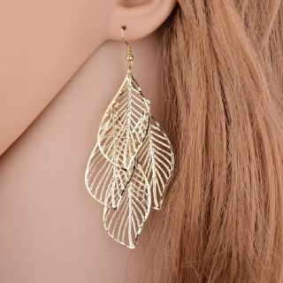 goldリーフ☆ピアス(ピアス)