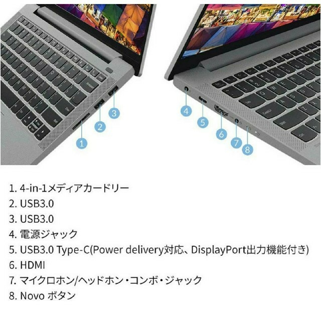 Lenovo(レノボ)のLenovo ideapad slim550 MicrosoftOffice スマホ/家電/カメラのPC/タブレット(ノートPC)の商品写真