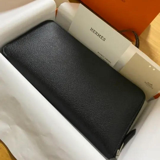 HERMES アザップ　オールレザー　黒