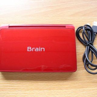 シャープ(SHARP)の■SHARP 電子辞書 Brain PW-SA1 レッド USED■(電子ブックリーダー)