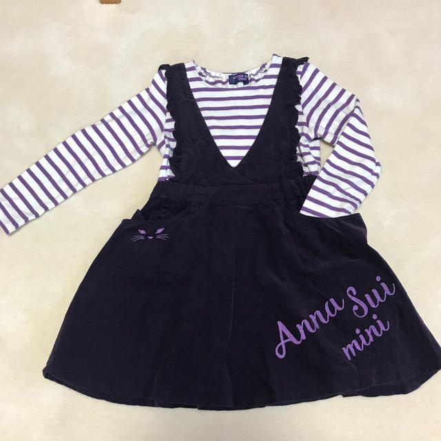 ANNA SUI mini(アナスイミニ)のAnnaSui mini ワンピース 120cm キッズ/ベビー/マタニティのキッズ服女の子用(90cm~)(ワンピース)の商品写真