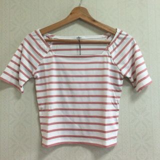 ムルーア(MURUA)のcam様専用♡ボーダーショートトップス(カットソー(半袖/袖なし))