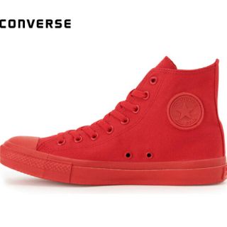 コンバース(CONVERSE)のオールスター モノカラーズ VD ハイ レッド サイズ:23.5(スニーカー)