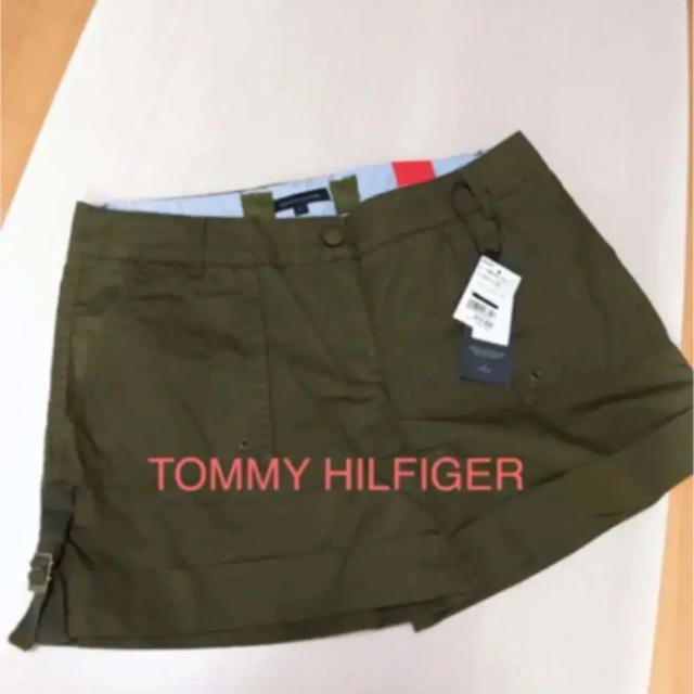 TOMMY HILFIGER(トミーヒルフィガー)のTOMMY HILFIGER♡カーキ色ショートパンツ 新品 レディースのパンツ(ショートパンツ)の商品写真