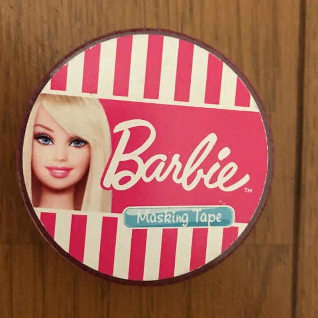 Barbie(バービー)のBarbie❤︎新品マスキングテープ インテリア/住まい/日用品の文房具(テープ/マスキングテープ)の商品写真