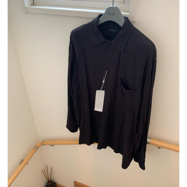 COMOLI(コモリ)のcomoli オープンカラーシャツ　レーヨン　新品 メンズのトップス(シャツ)の商品写真