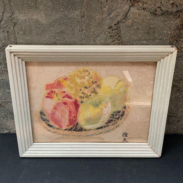 激安挑戦！！ 油彩 洋画家 山崎隆夫 直筆サイン有 小出 師 国画会 実力作家 絵画+タペストリー