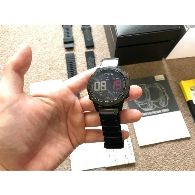 本物の GARMIN - みんとん【美品】fenix 6 Pro Dual Power ガーミン