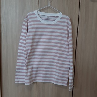ムジルシリョウヒン(MUJI (無印良品))の無印良品　ボーダーTシャツ 140(Tシャツ/カットソー)