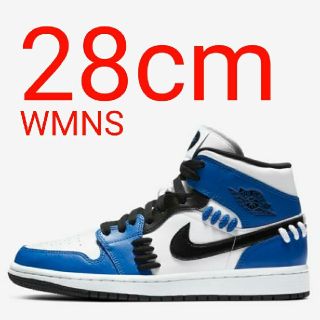 ナイキ(NIKE)の28cm NIKE AIR JORDAN1 MID SE SISTERHOOD(スニーカー)