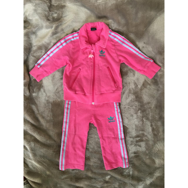 adidas(アディダス)のadidas セットアップ キッズ/ベビー/マタニティのベビー服(~85cm)(カバーオール)の商品写真