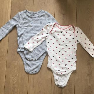 ベビーギャップ(babyGAP)のロンパース　肌着　長袖　60(肌着/下着)