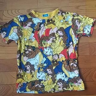 ディズニー(Disney)の美女と野獣 Tシャツ Sサイズ(Tシャツ(半袖/袖なし))