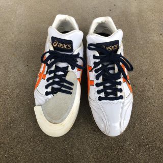 アシックス(asics)の【お値下げ！】スパイク アシックス 25㎝ ソフトボール(シューズ)