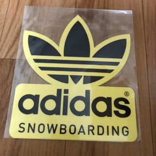 アディダス(adidas)の送料込み！アディダススノボー 黒 ステッカー(アクセサリー)