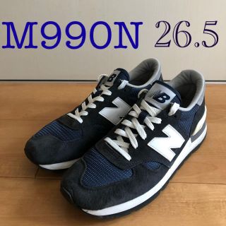 ニューバランス(New Balance)のニューバランス M990N 26.5 NAVY(スニーカー)